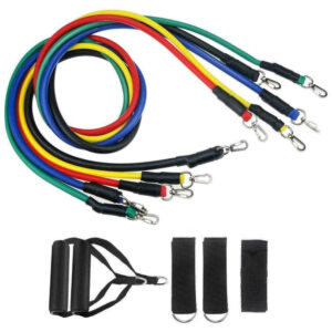 11Pcs Set Resistance Bands Tubes For Workout Exercise Yoga